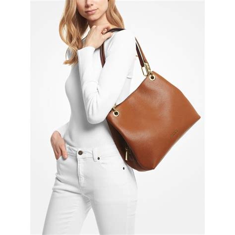 Michael Kors Kingsington Skuldertaske, Brun 